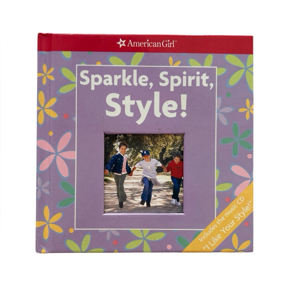 American Girl 18” Doll Sparkle Spirit Style Book & Journal Music CD Included